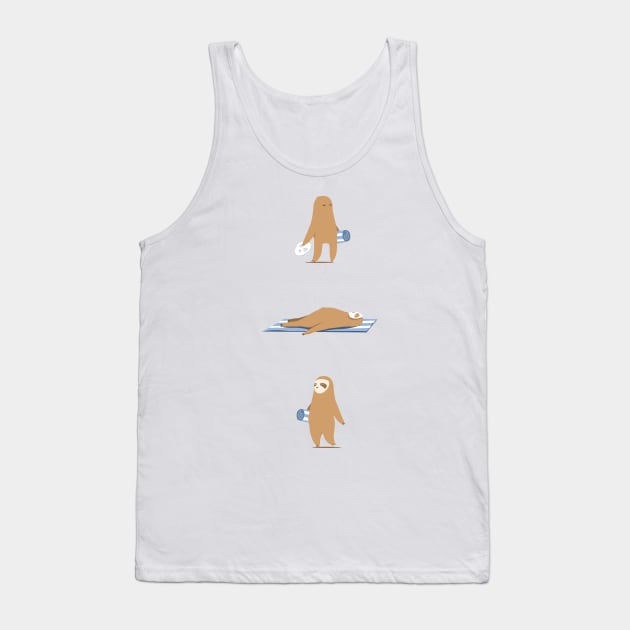 Sloth tan lines Tank Top by Agrimony